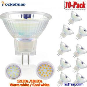 10PCS 3W/5W MR11 LED Spotlight 12/18LEDs SMD2835 AC 12V/DC 12V Home Light Bulbs