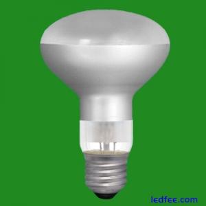 2x 60W R80 Reflector Incandescent Spot Light Bulb ES E27 Edison Screw Heat Lamp