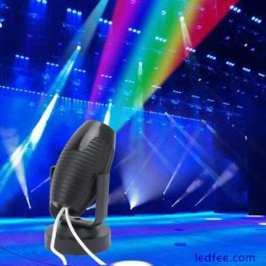 1Pc RGB LED Stage Spotlight 360 Degree Party Wedding Atmosphere Spot Beam Lam Sp