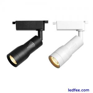 COB LED Ceiling Lamp Fixture L Type Track Light Beam Angle Zoomable Spotlight