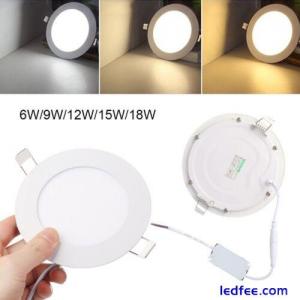 Home Bulb Round Recessed Lamp LED Spotlight Panel Downlight Ceiling Light