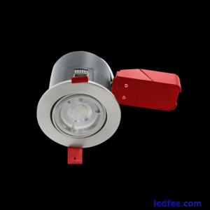 Fire Rated Twist & Lock Downlights Tilt GU10 240V Mains Resessed Spotlights