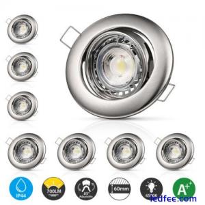  YUNLIGHTS 8pcs LED Recessed Downlight Dimmable 7W Ceiling Light 700LM Spotlight
