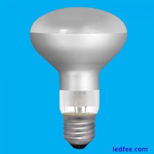 6x 100W R80 Reflector Incandescent Spot Light Bulb ES E27 Edison Screw Heat Lamp