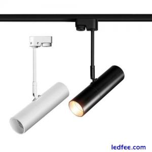 LED COB Ceiling Light Picture Spotlight Rail Track Lighting Adjustable Lamp Shop