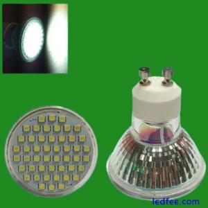 8x 5.6W LED Epistar Spot Light Bulbs, Daylight White GU10, R50 Replacement Lamps