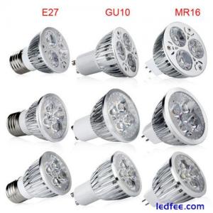 Day White Warm White High Power 3W 4W 5W GU10 MR16 E27 LED SMD Bulbs Spot Light
