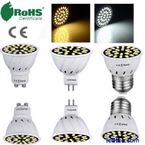 Led Light Bulb MR16 GU10 E27 Led Spotlight SMD 5733 4W 6W 8W AC 220V Corn Lamp