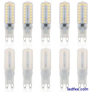 10pcs Dimmable G9 LED Bulbs Lights 220V Spotlights Replace 30W 40W Halogen Lamps