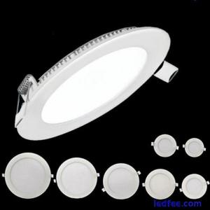 Dimmable LED Ceiling Downlight Recessed Panel Light Slim Lamp 6/9/12/15/25/30W