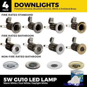 IP65 Bathroom / Fire rated / LED Recessed Spotlights Ceiling GU10 Downlights