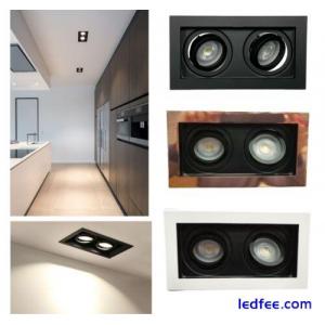 Double Recessed Ceiling Spotli...