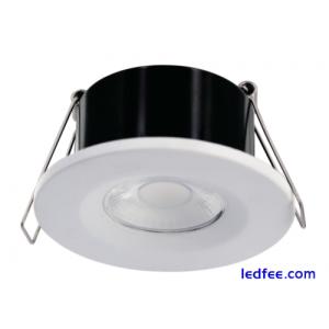 Fire Rated 6W Recessed Downlight LED Ceiling Lights Dimmable IP65 Spotlights
