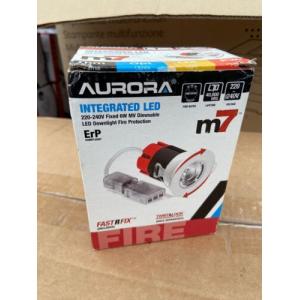Aurora M7 Integrated LED 240v ErP Dimmable Downlight White