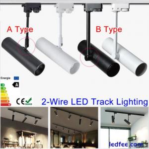 5W 7W 12W 2-Line LED Track Rail Ceiling Spot Light Downlight Spot Lamp Lighting 