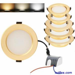 LED Recessed Downlight Ceiling Lights Matte Light Guide Plate 3W 5W 7W 9W 12W