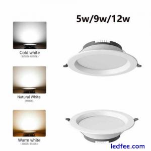 Recessed Down Lights Round Ceiling Lamp Durable LED Downlight  Bedroom