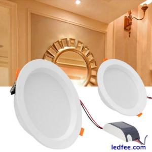 LED Recessed Ceiling Downlights 30W 18W 12W 9W Spot Light Bulbs Lamps + Driver
