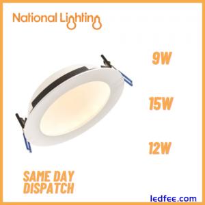 Recessed LED Ceiling Spotlight Slim Fire Rated Dimmable Downlights IP65 Rated