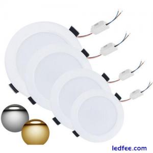 Dimmable LED Downlight Recessed Ceiling Light Lamp Round 5W/7W/9W/12W/25W White 
