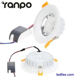 LED Recessed Ceiling Downlight COB Light Bulbs 5W 10W 12W 18W 24W 110-220V Lamps