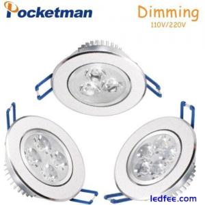 Modern LED Adjustable Tilt Angle Downlights Recessed Round Ceiling Spotlights