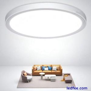 Hanging Ultra Thin LED Lamp Circular Panel Light Downlight Ceiling Light
