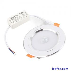 (Cold White) Infrared Motion Sensor LED Downlight With Junction Box 9W