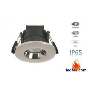 Recessed Fire Rated Ceiling Downlights IP65 LED Spotlights Downlighters 6W
