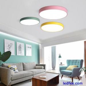 Led Ceiling Light Round Panel Down Lights Bathroom Kitchen Living Room Wall Lamp