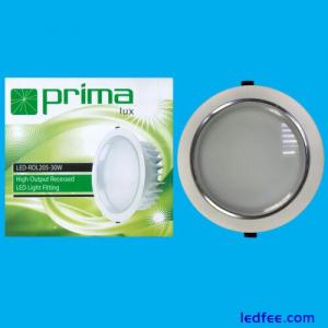 30W Recessed Round LED Ceiling Spot Downlight Lamp Light Fitting 6500K 2800lm