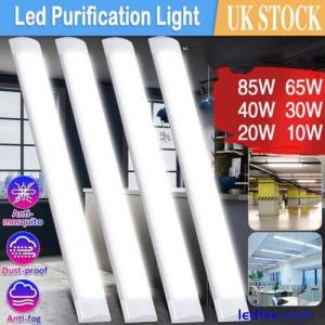 4FT LED Strip Lights Batten Tube Light Office Shop Garage Ceiling Lamp Daylights