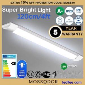 LED Strip Light Led Batten Low Profile Ceiling Tube Light 36W 6500K 120cm 4FT