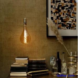Retro Light Bulbs Frosted Clear Designer Lamp Bulbs Oval Candle Filament Lights