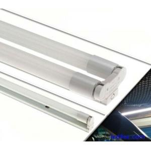 LED TUBE FLUORESCENT LIGHT BATTEN FITTING SINGLE OR DOUBLE 2FT,3FT,4FT,5FT,6FT