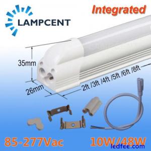 20-100/Pack 2FT.3FT.4FT.5FT.6FT.8FT T5 Integrated LED Tube Light Slim Bar Lamp