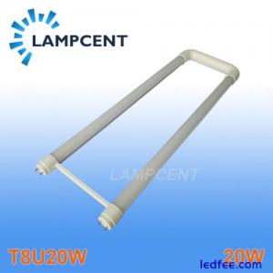 8/Pack LED Tube Light T8 U shape 2ft 20W U Bend Retrofit Bulb fluorescent lamp