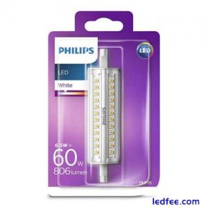 Philips 6.5W=60W 118mm R7s LED Bulb, Warm White 3000K