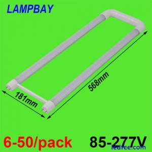 LED Tube Light U shaped 2ft 20W G13 U Bend Fluorescent Retrofit Bulb T8 Bar Lamp