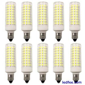 10x E11 Base LED Light Bulb 102-2835 Ceramics Ceiling Fans Lights Lamp 7W 110V 