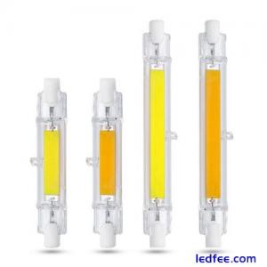 Warm/Cool White Lights 220-240V COB 8W 16W LED Lamp Filament R7S 118mm 78mm