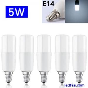 5 X E14 LED Light Bulb Tube Stick 5W ~ 40W cool White Lamp 2500k energy-saving