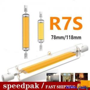 LED R7S Bulb 15W 78mm 30W 118mm Glas COB Lampe Dimmbar Tube SE Halogen DEHeiß