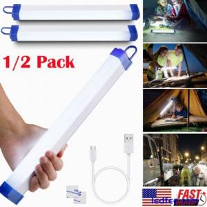 Magnetic Rechargeable Under Cabinet Light Strips LED Outdoor Camping Lamp Tube