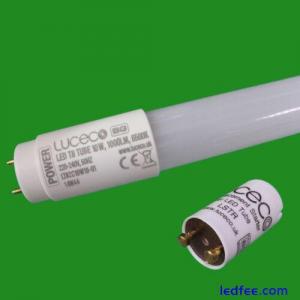 2x 600mm (2ft) 10W LED T8 G13 6500K Daylight Tube Strip Light Bulb & Starter