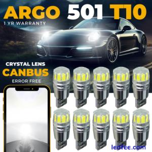 T10 Car Led 501 Side Light Bulbs Smd Error Free Canbus Xenon White W5w Bulb 12v