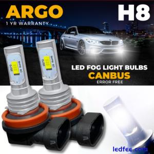 H8 Led White Xenon Canbus Error Free Upgrade Headlight Fog Light Lamp Bulbs 12v