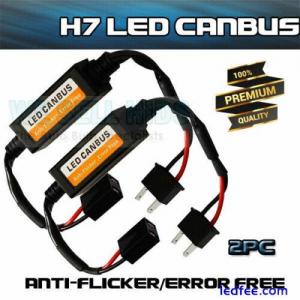 H7 LED Headlight Canbus Error Free Warning Resistors Decoder Anti Flicker set