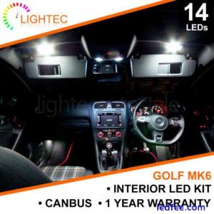For VW Golf MK6 14/pc LED Interior Light UK Upgrade Kit Xenon White Bulb Set