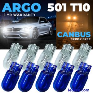 T10 501 Xenon Bulbs Side Light Super White Halogen W5w Parking Bulb Wedge Car